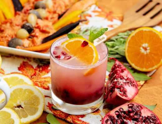 Image of Spiced Pomegranate Spritz