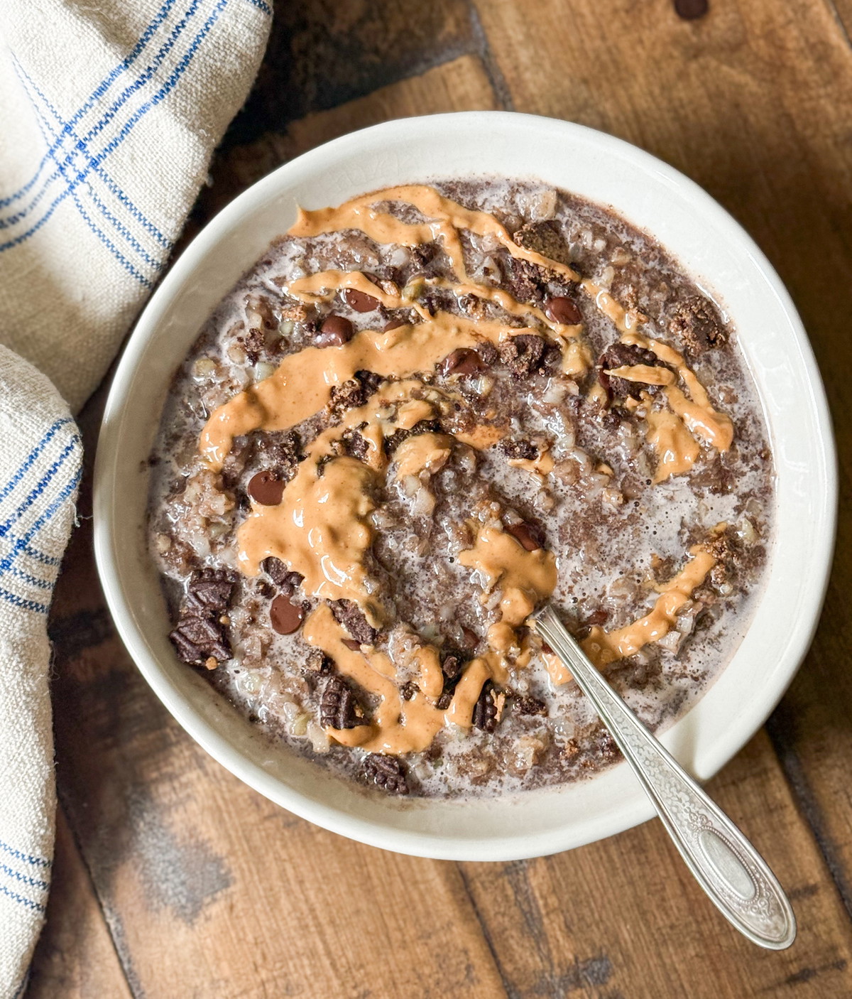 Cookies and Cream Warm Protein Bowl