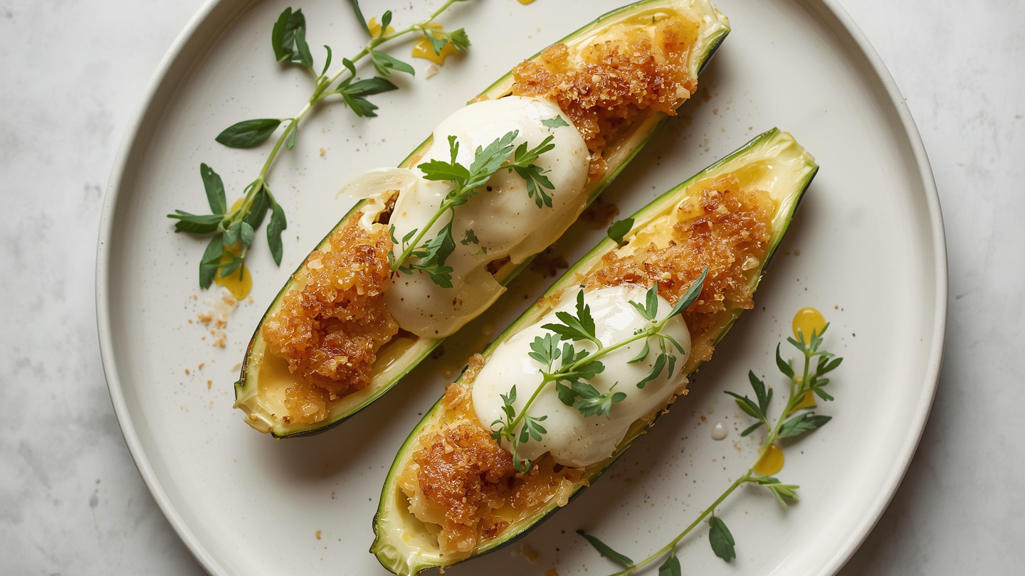 Image of Stuffed Zucchini Boats Recipe