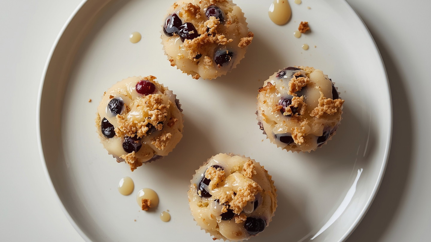 Image of Lemon Blueberry Muffins Recipe