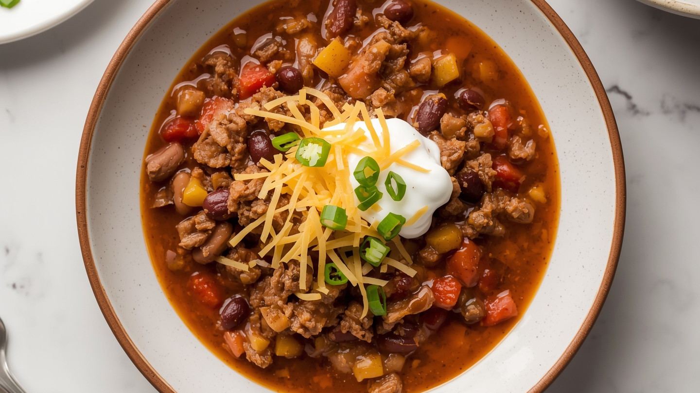 Image of Slow Cooker Chili Recipe