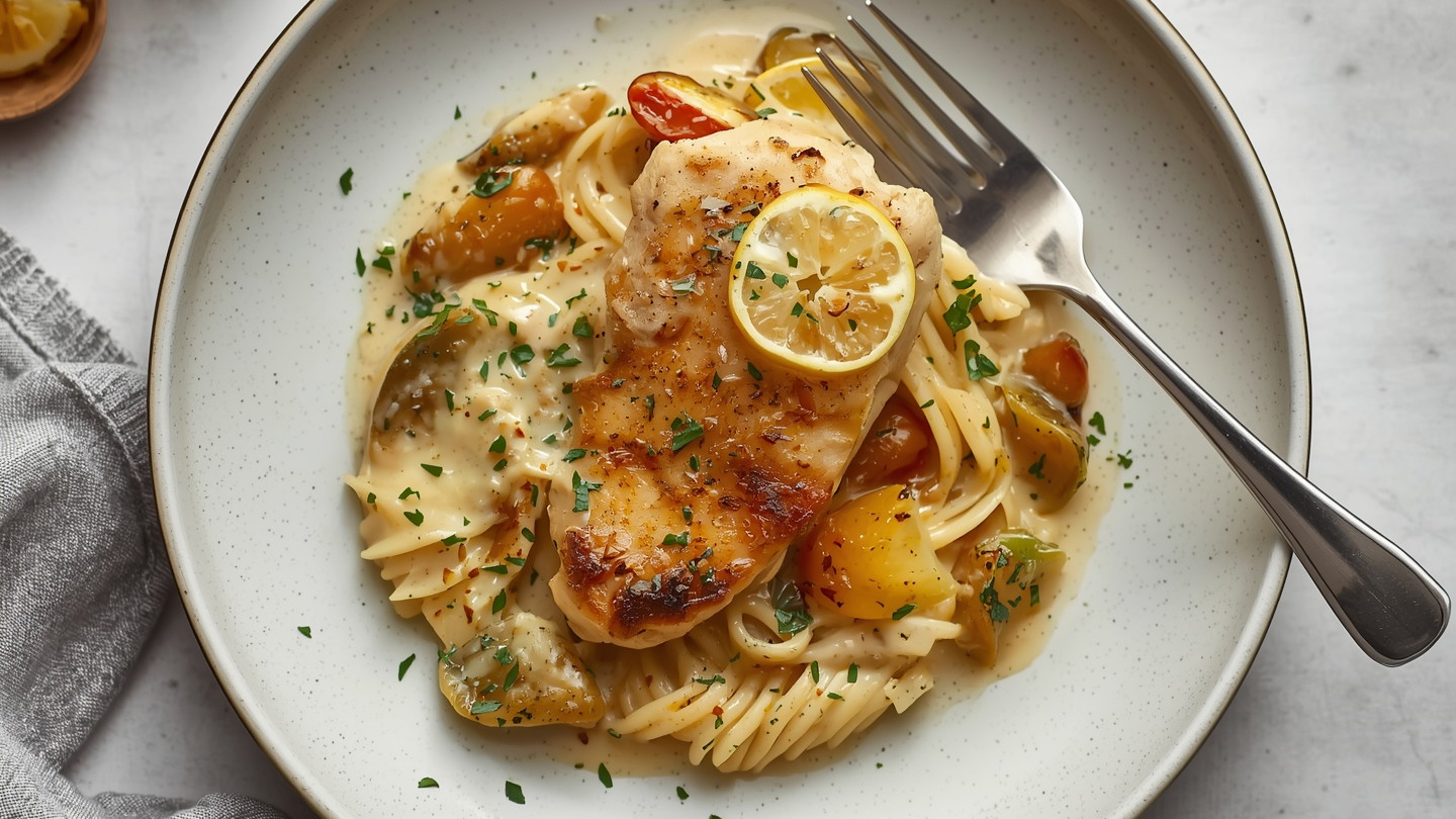 Image of One-Pan Lemon Garlic Chicken Recipe