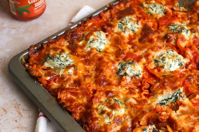 Image of Sheet Pan Layerless Lasagna