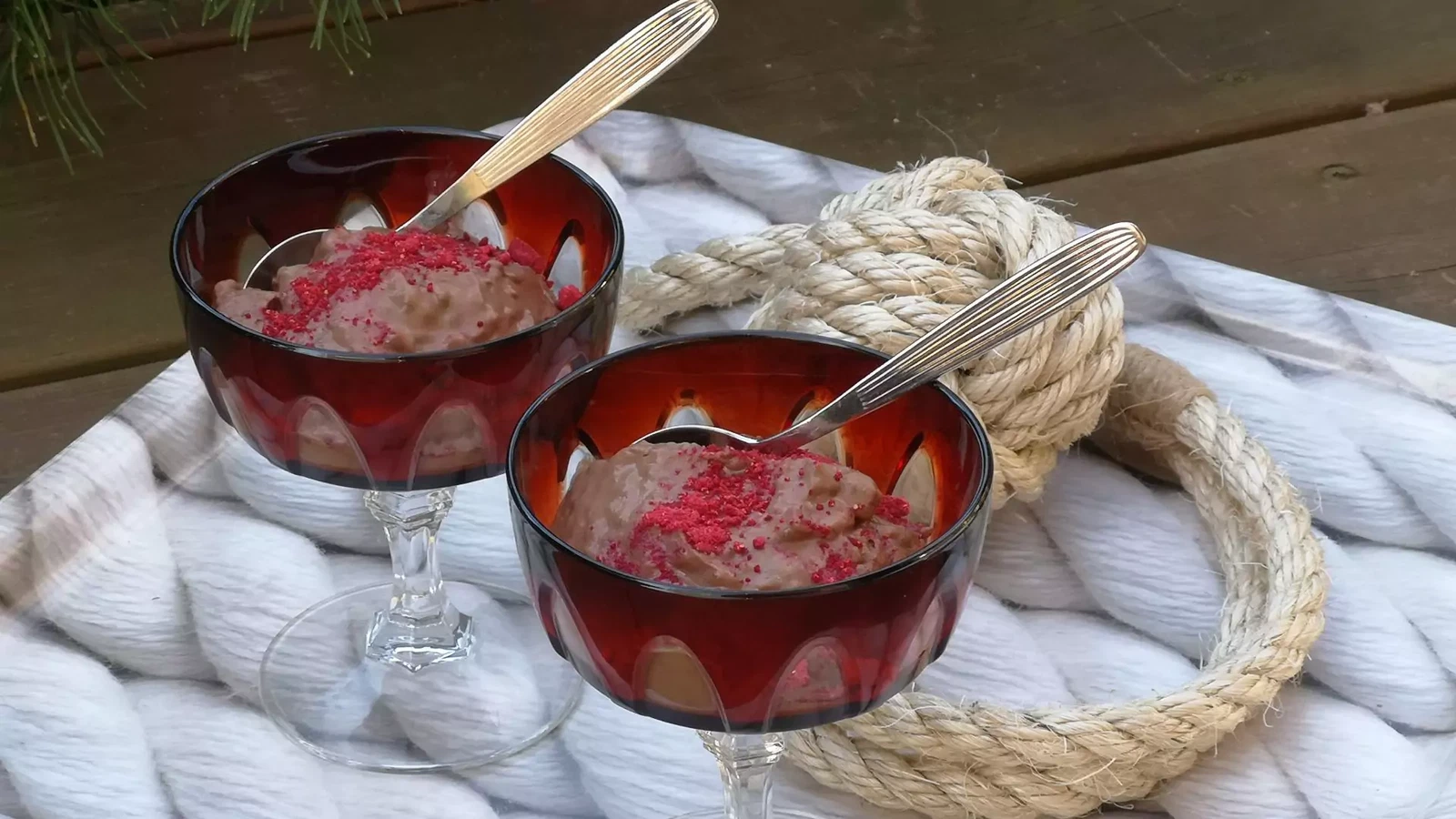 Natural Nordic tofu chocolate mousse