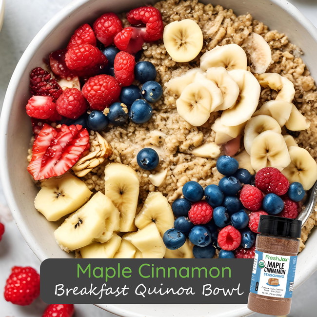 Image of Maple Cinnamon Breakfast Quinoa Bowl