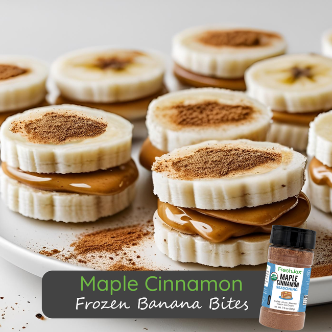 Image of Maple Cinnamon Frozen Banana Bites