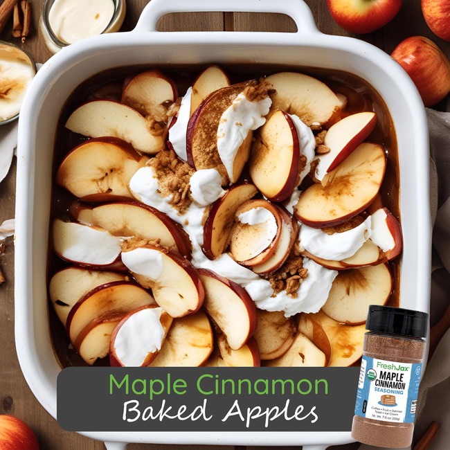 Image of Maple Cinnamon Baked Apples