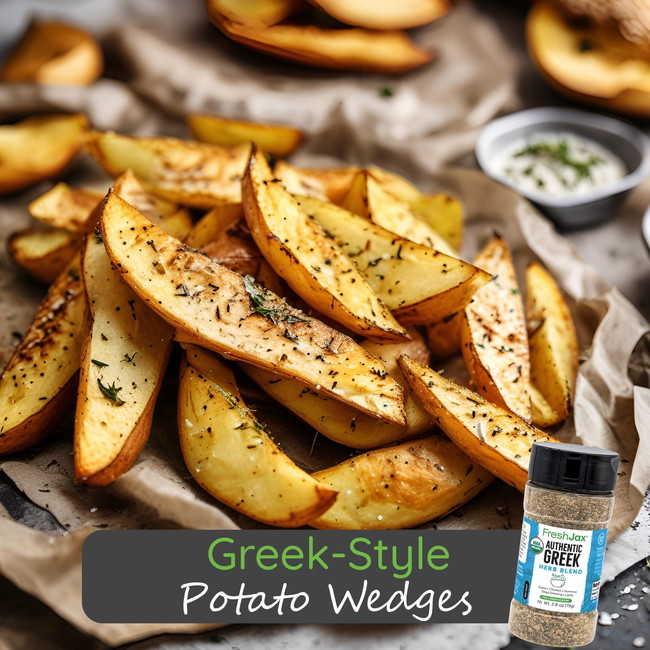 Image of Greek-Style Potato Wedges