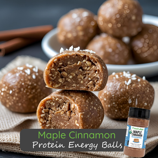 Image of Maple Cinnamon Protein Energy Balls