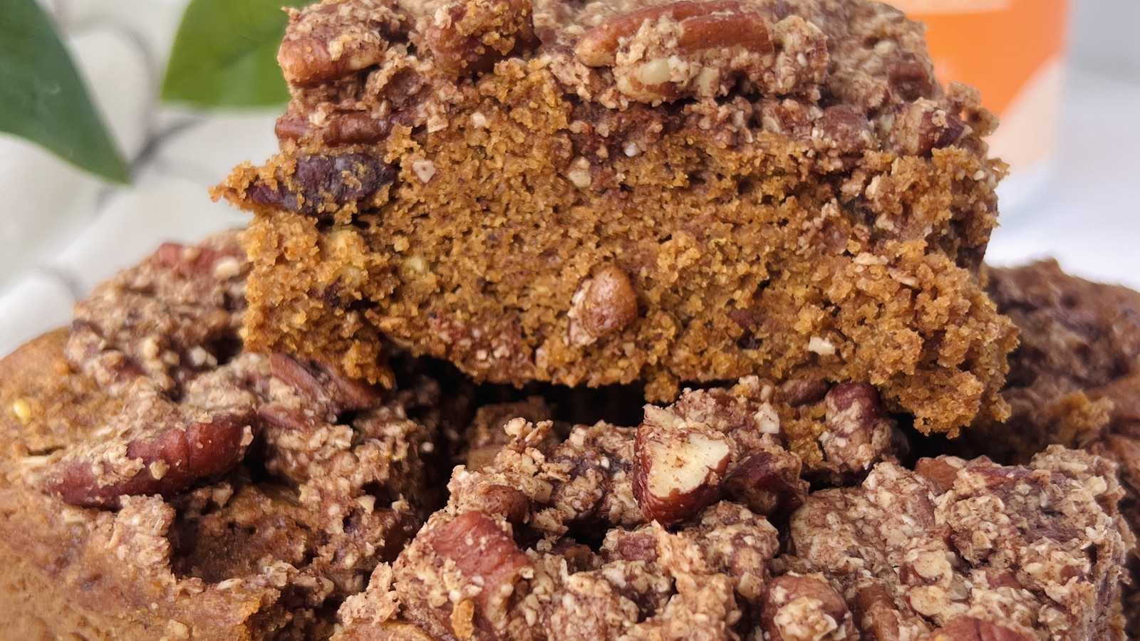 Image of Pecan Crumble Pumpkin Spice Blondies