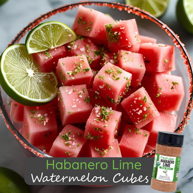 Image of Habanero Lime Watermelon Cubes (Summer Snack Hack)
