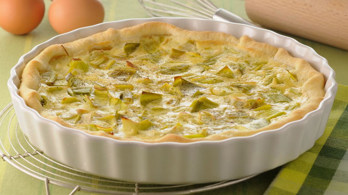Image of 🥧 Tarte aux poireaux fondante & crousti-fromagée 