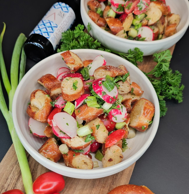 Image of außergewöhnlicher Brezelsalat