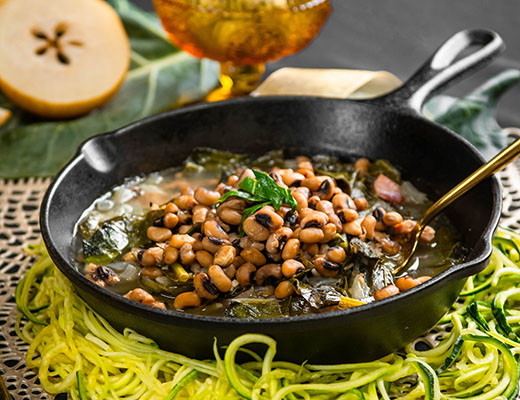 Image of Blackeyed Pea Soup with Collard Greens