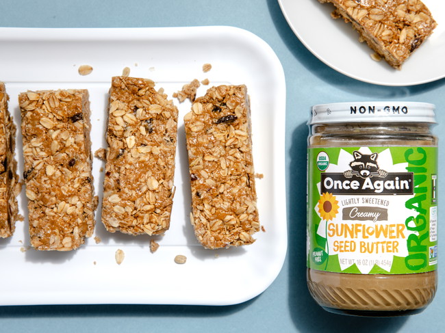 Image of No-Bake Sunflower Seed Butter Granola Bars