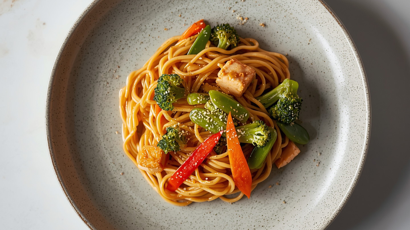 Image of Thai Peanut Noodles Recipe
