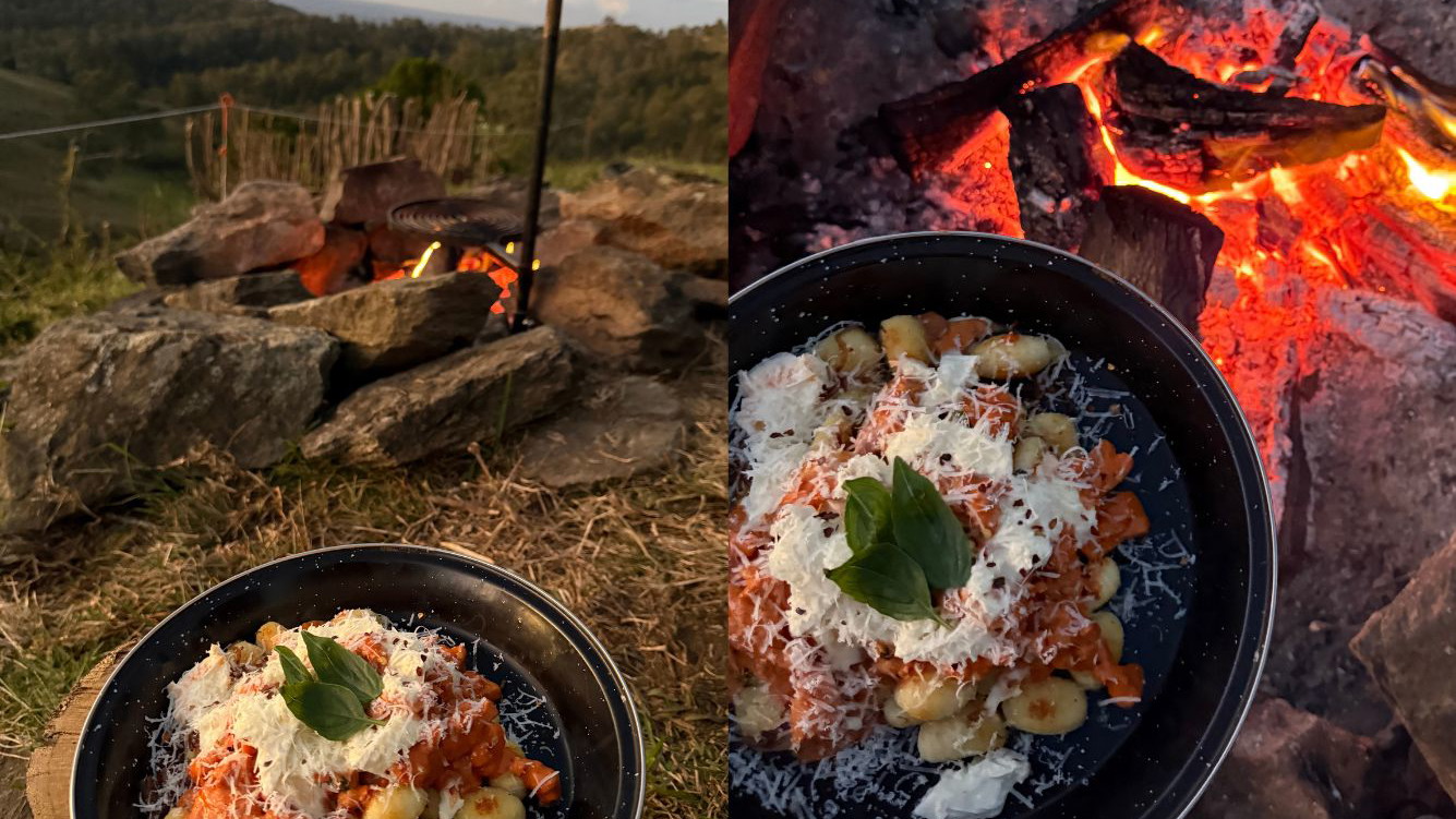 Image of Crispy Pan-Fried Gnocchi with Burrata