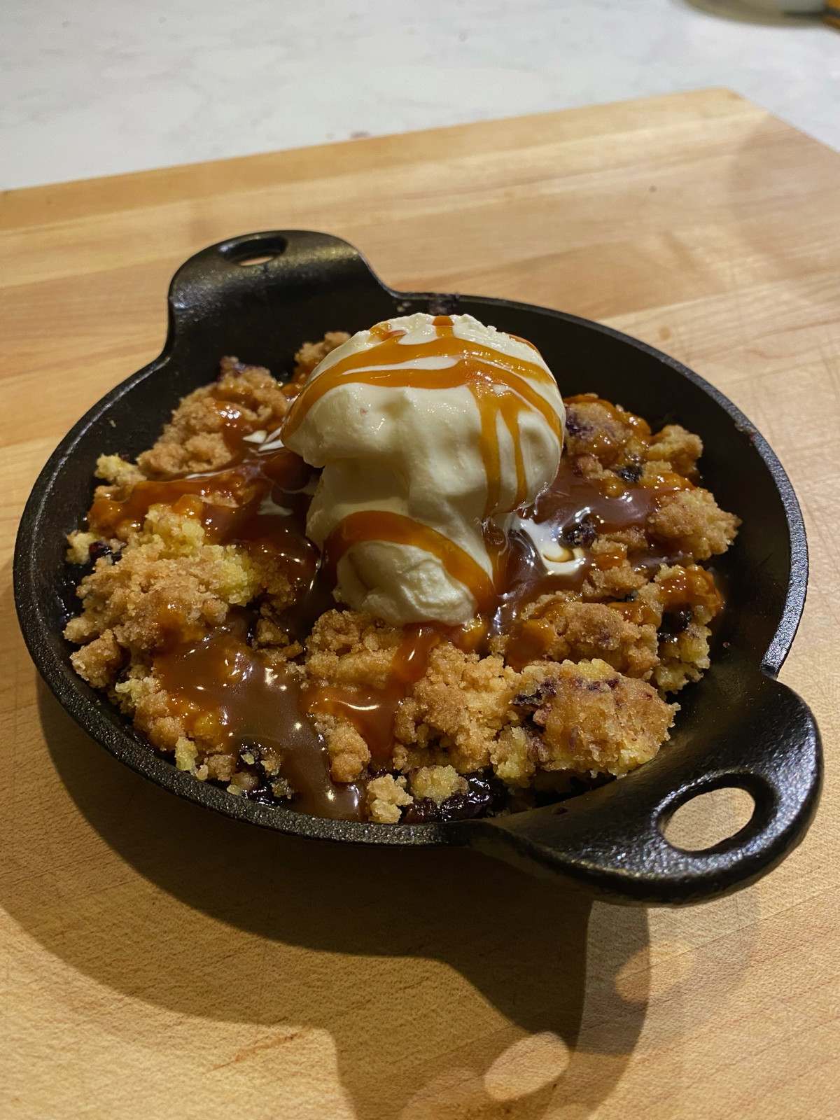 Big Poppa’s Blueberry Dump Crumble Cake