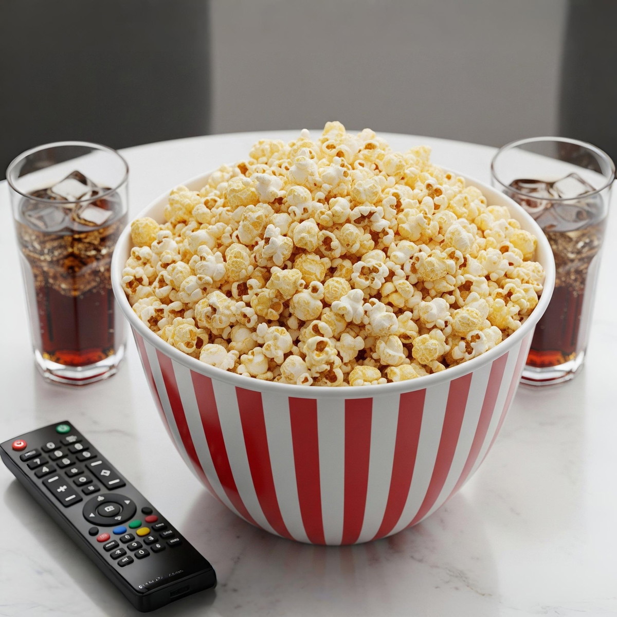 Pop, Shake, Munch! Ultra-Buttery Popcorn in 5 Minutes