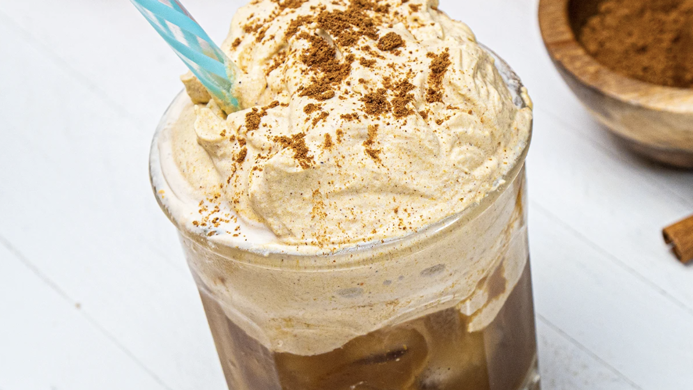 Image of Pumpkin Whipped Iced Coffee