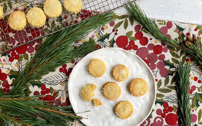 Douglas Fir Shortbread Cookies