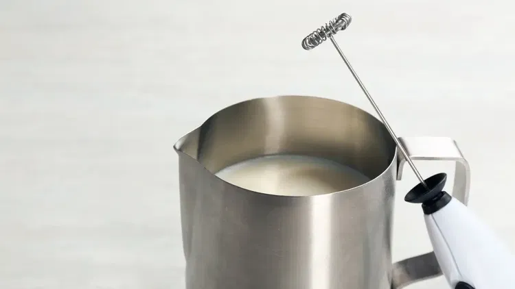 Image of If foam is your cup of tea, then the milk...