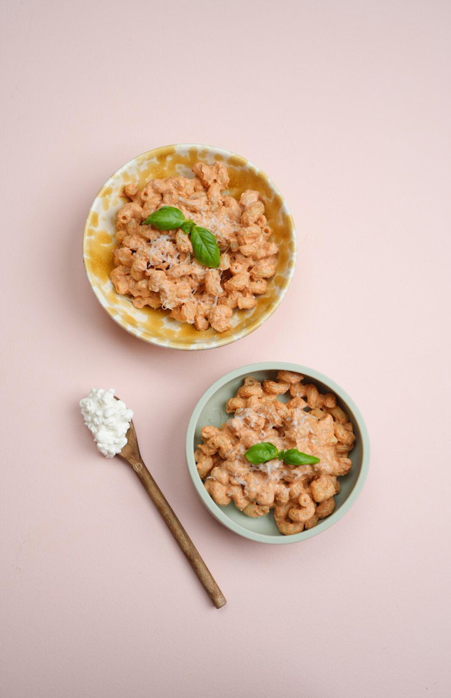 Image of Pasta med krämig keso- & tomatsås