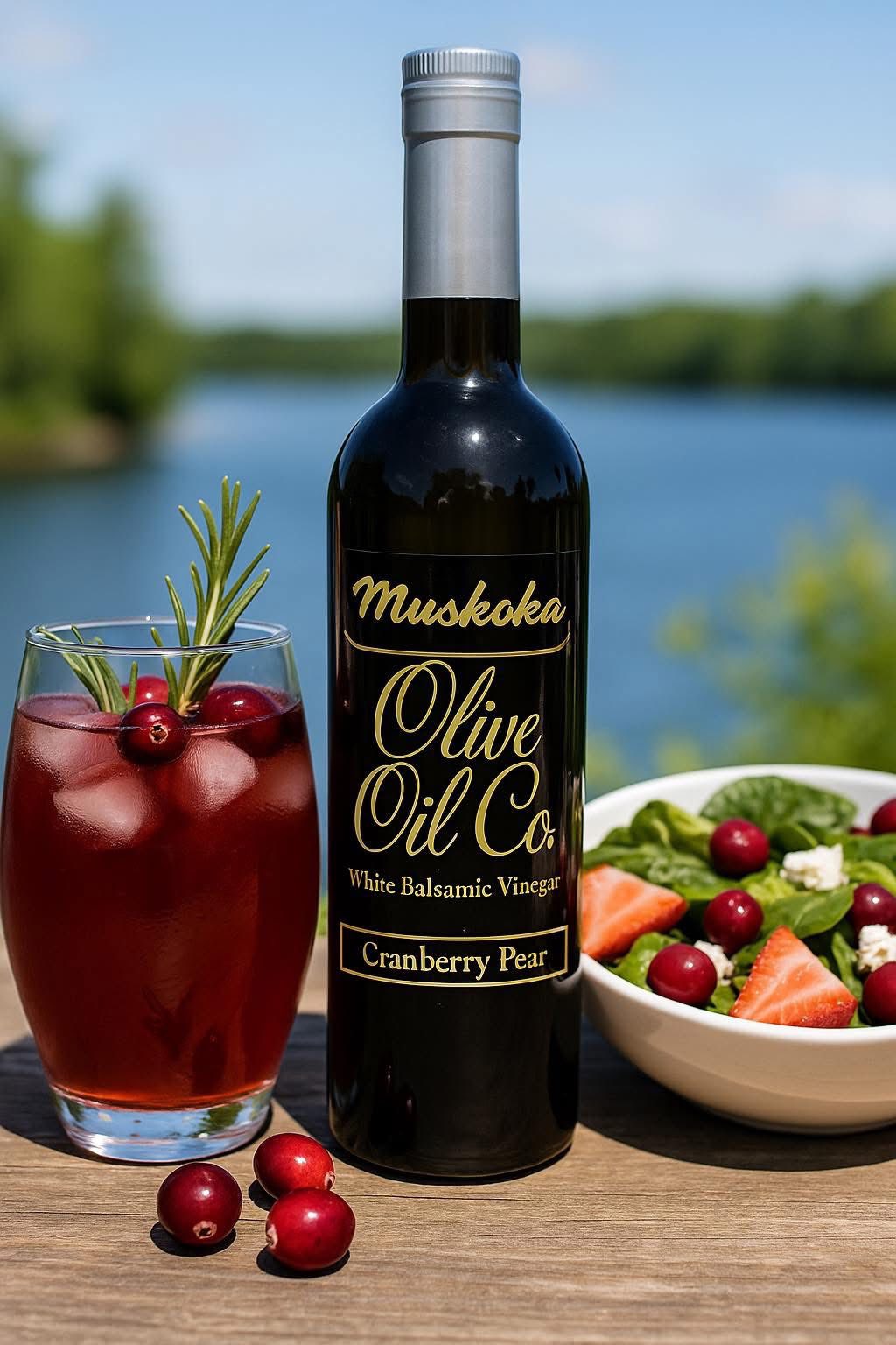 Cranberry Pear White Balsamic Sparkler