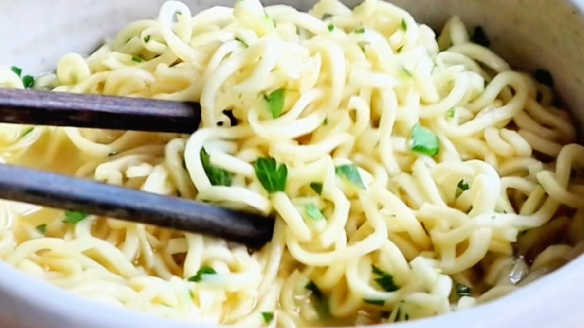 Healthy 2-Minute Chicken & Beef Noodles