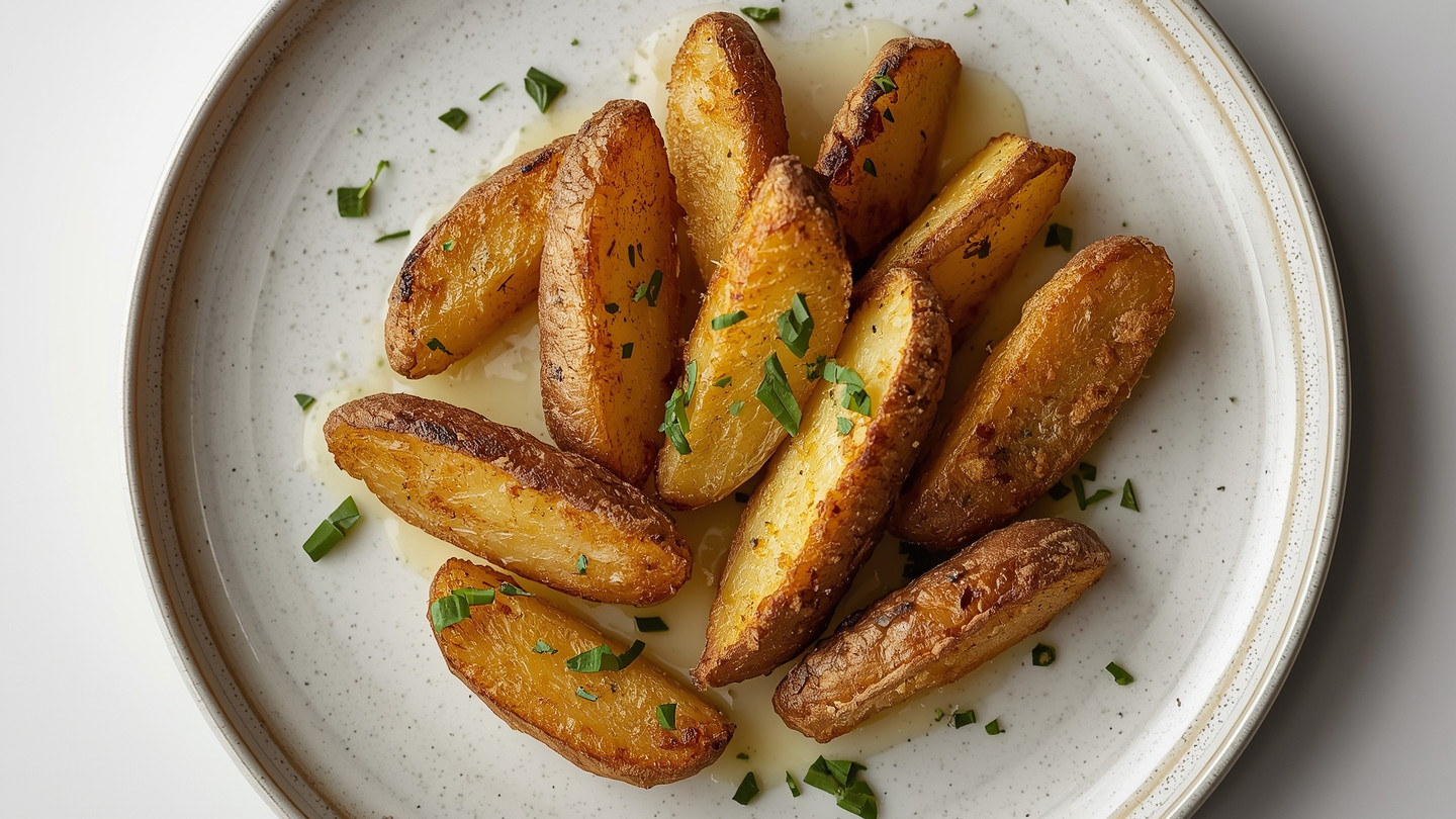 Image of Lemon Garlic Roasted Potatoes Recipe