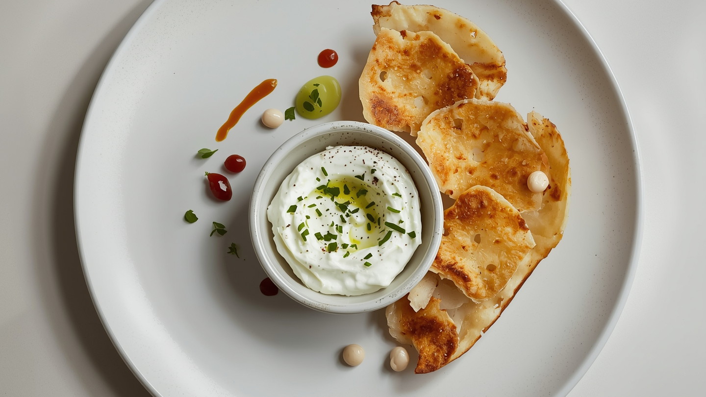 Image of Pita Bread with Tzatziki Recipe