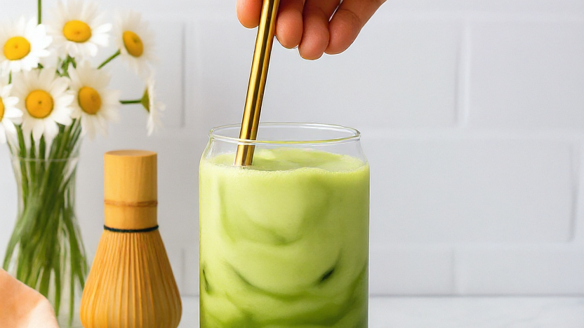 Image of Iced Chamomile Matcha Latte