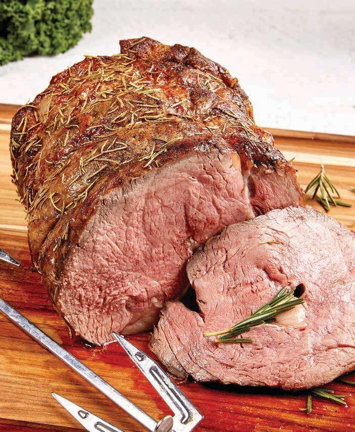 Garlic–Rosemary-Crusted Prime Rib