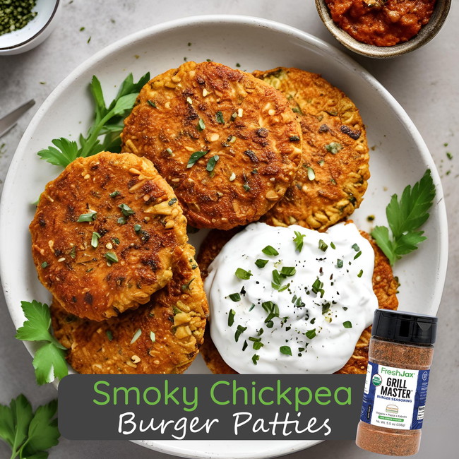 Image of Smoky Chickpea Burger Patties