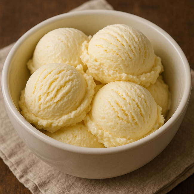 OLD-FASHIONED FRENCH VANILLA ICE CREAM