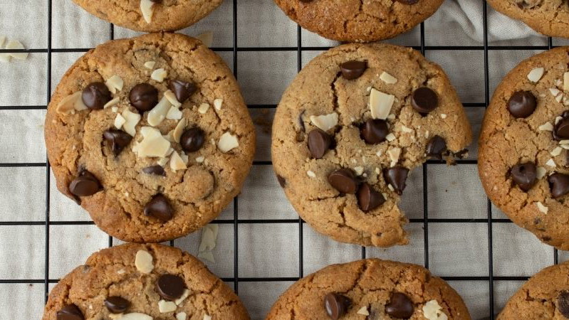 Image of Almond Butter Choc Chip Cookies
