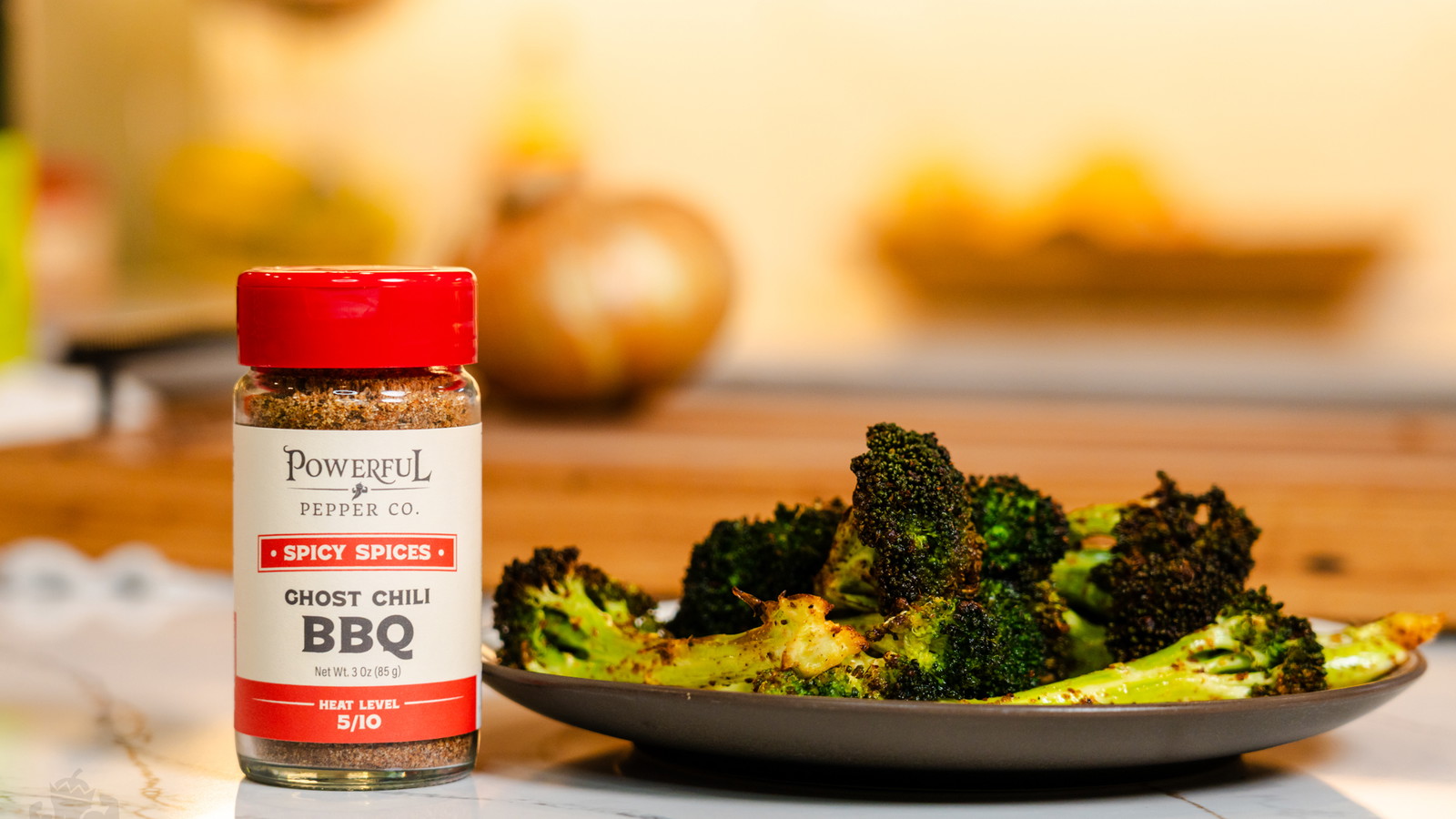 Spicy Crispy Roasted Broccoli