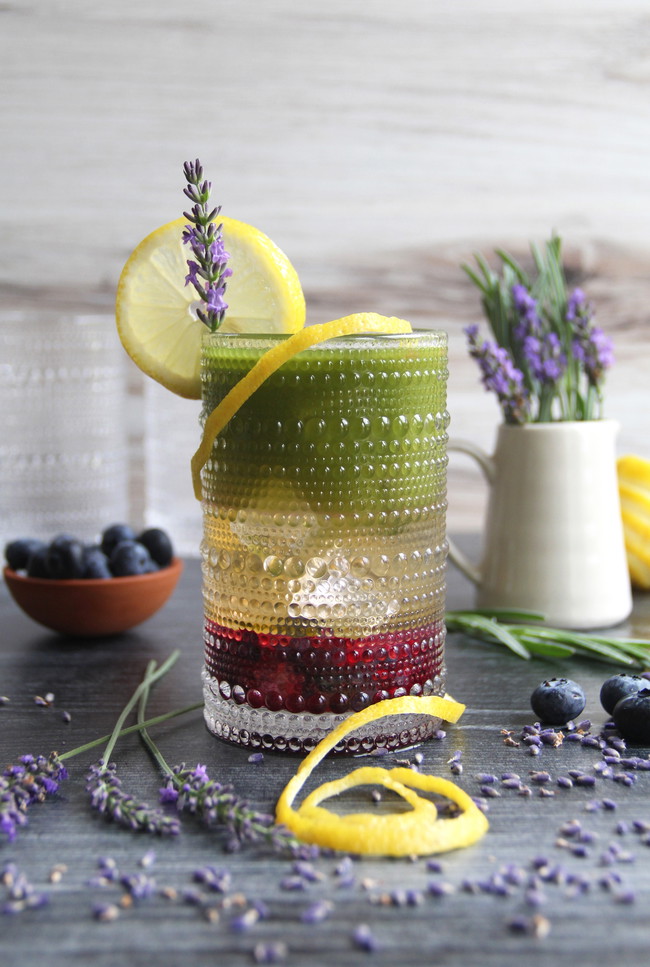 Image of 💜 Matcha Lavender Lemonade Spritzer