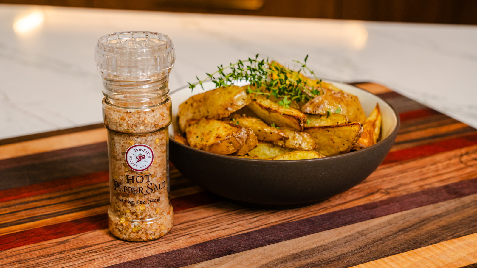 Hot Crispy Potato Wedges