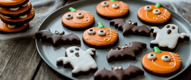 Image of Tassty and SPOOKY! Chocolate Halloween Biscuit Recipe UK
