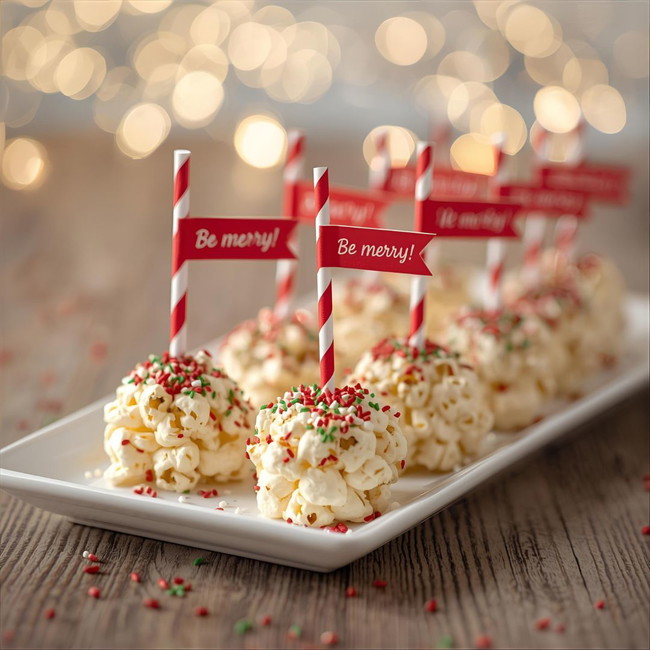 Image of How to Make Holiday Popcorn Balls