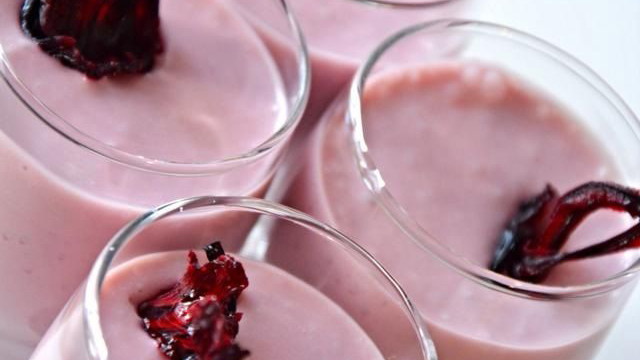 Silky Hibiscus Mousse Delight