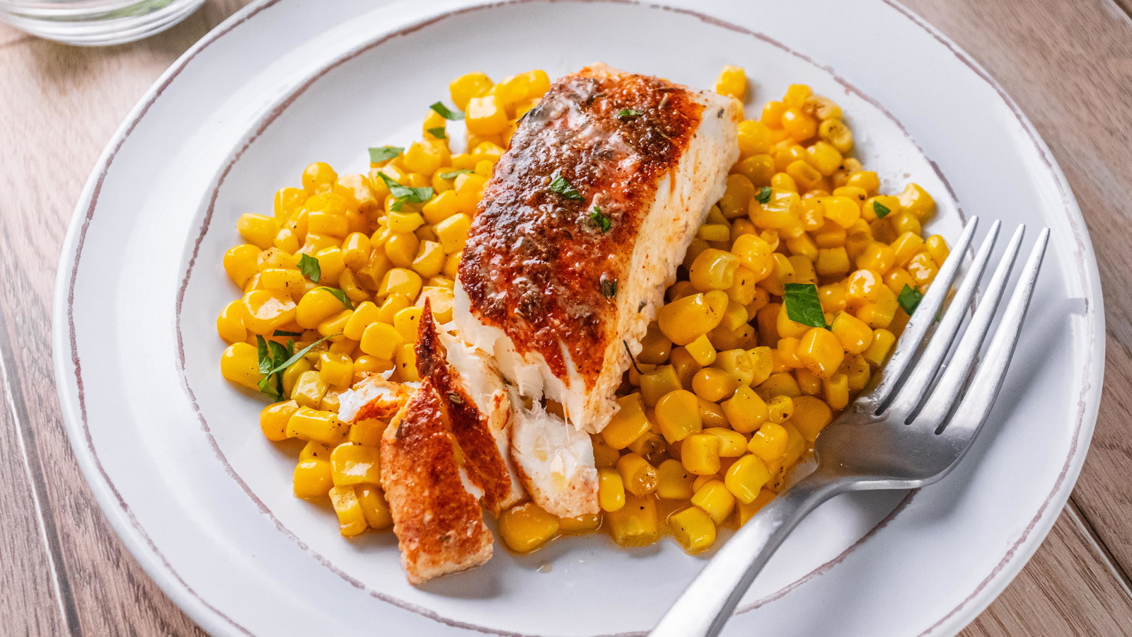 Image of Cajun Butter Baked Halibut