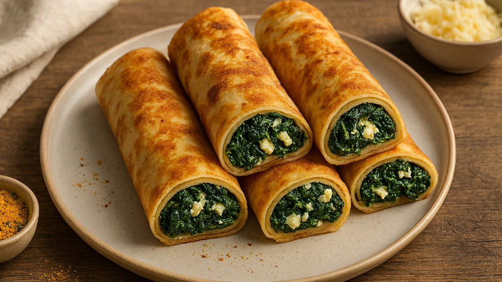 Image of Käse-Spinat-Wrap