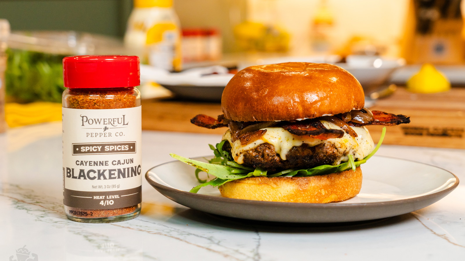 Blackened Cajun Burger