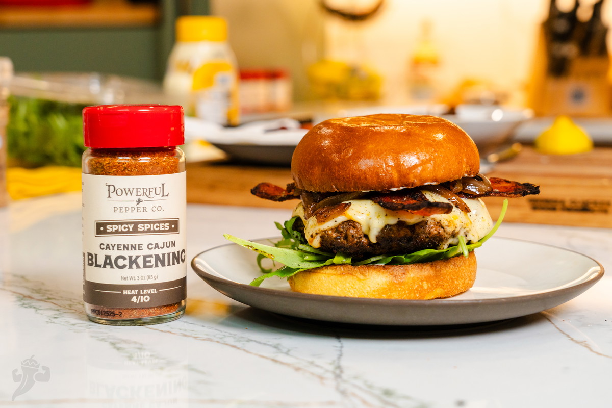 Spicy Blackened Cajun Burger