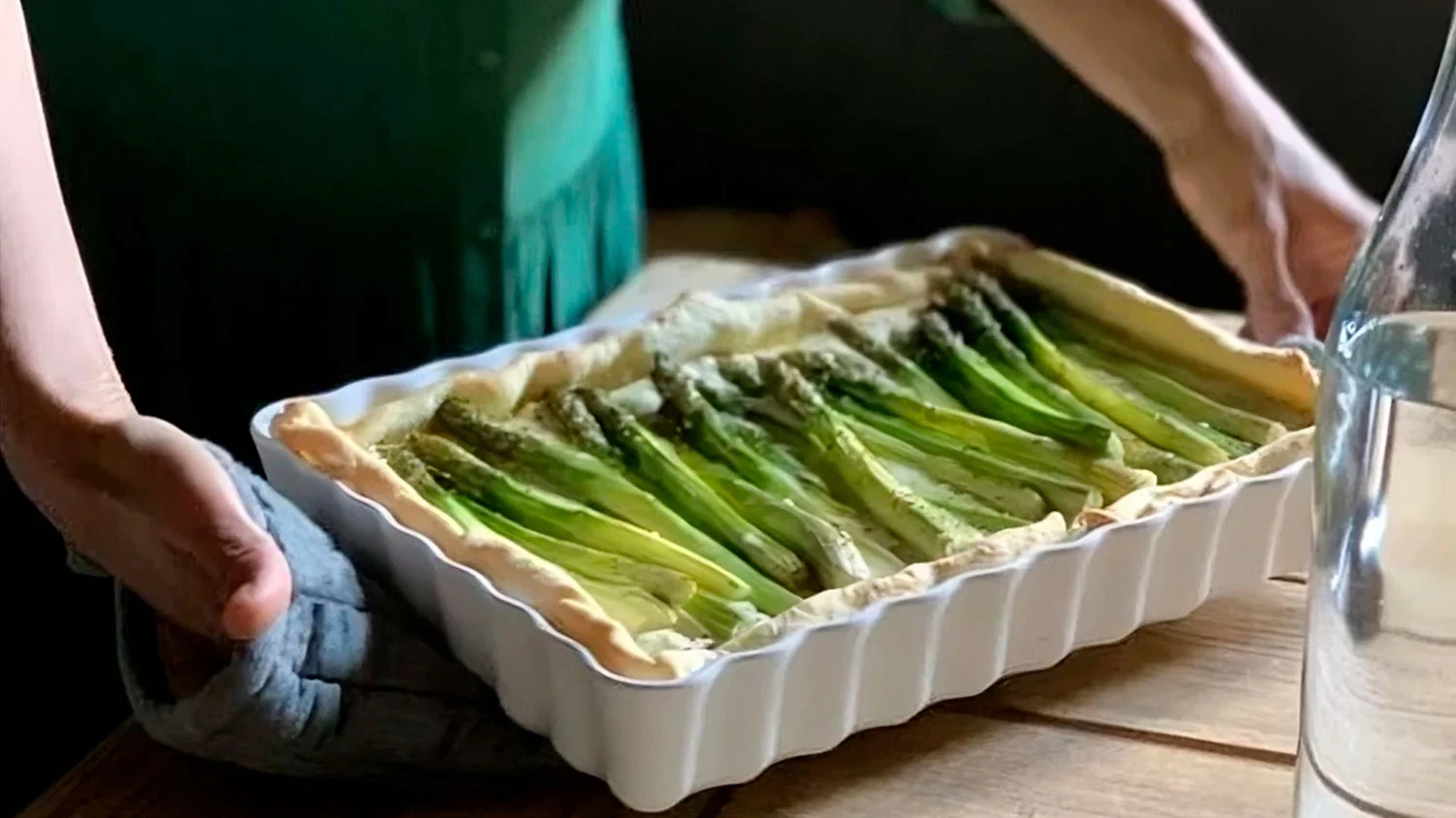 Image of Tarta de espárragos y ricotta