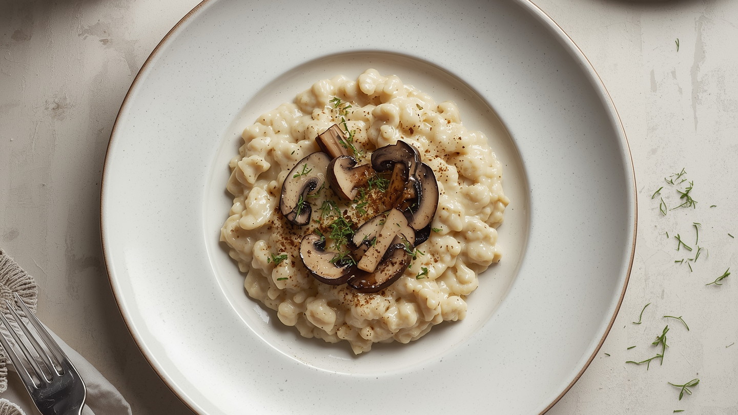 Image of Creamy Mushroom Risotto Recipe