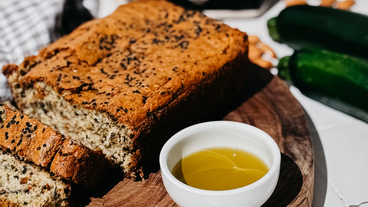 Savoury Zucchini Protein Bread