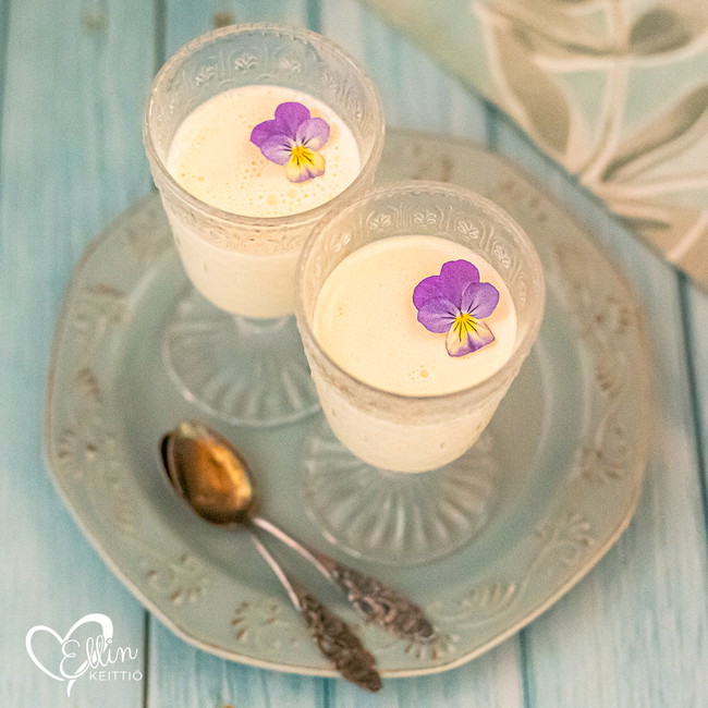 Image of Neljän sitruksen posset ketosti